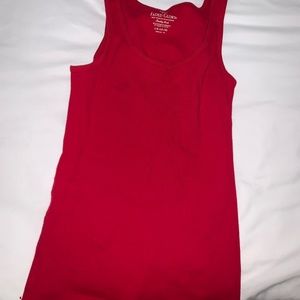 Red tank top